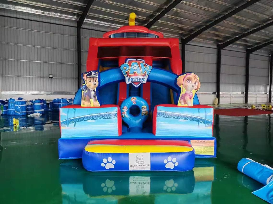 Hüpfburg Hamburg Paw Patrol Hüpfburg Rutsche - hansehüpfer.de