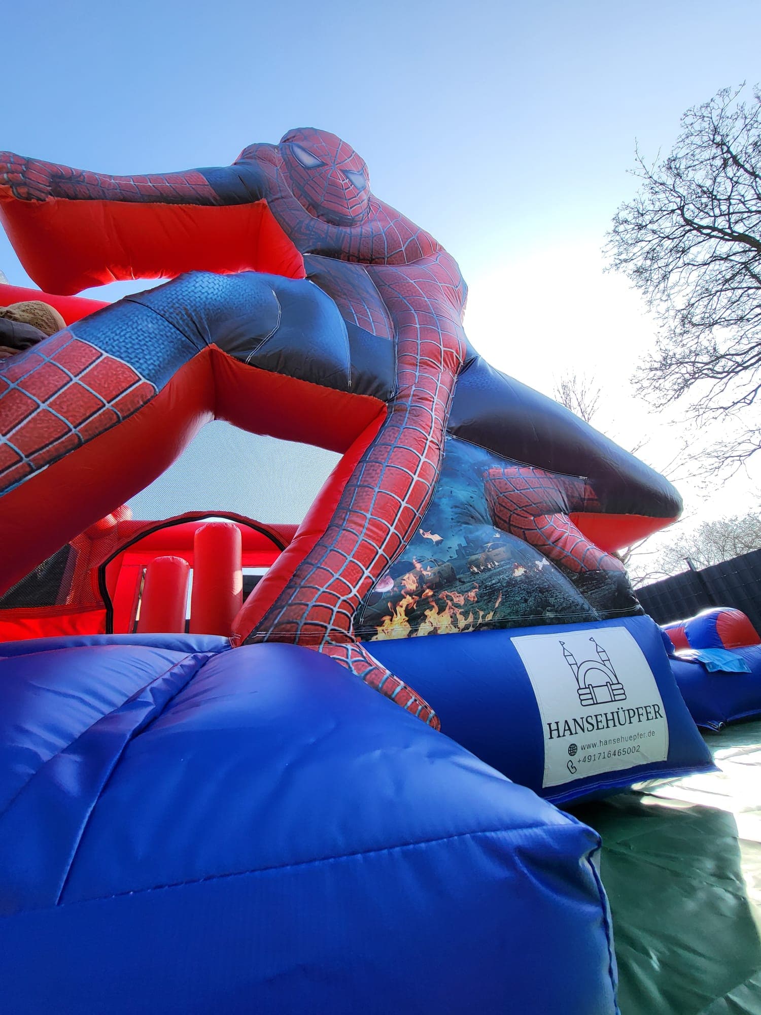 Spiderman Hüpfburg